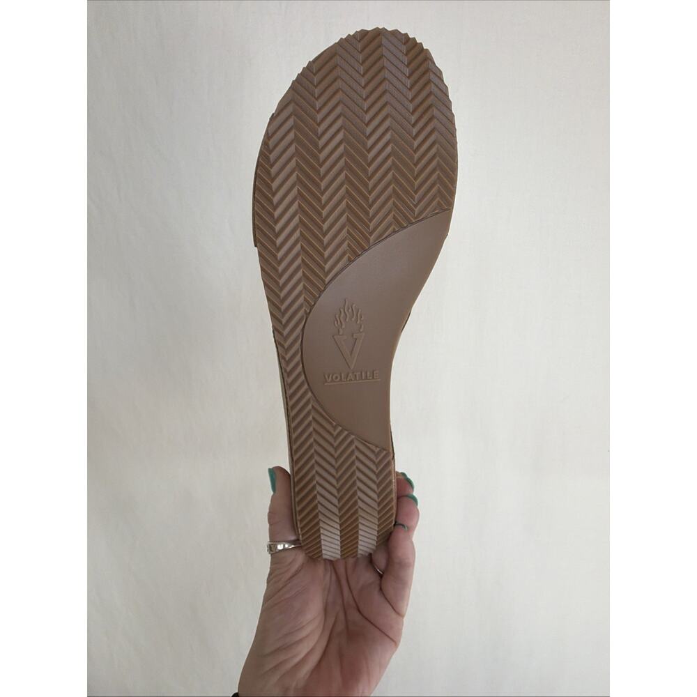 New NO Box Volatile "Firefly" Bronze Metallic Cork Wedge Sandal #0848 Size 10 - Picture 6 of 6